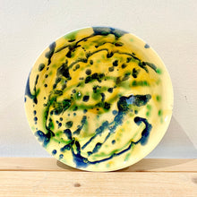 Cargar imagen en el visor de la galería, Cuenco pequeño / Manchas Azul Verde y Amarillo