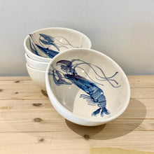 Cargar imagen en el visor de la galería, Cuenco pequeño / Colección Mar azul / La cigala