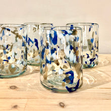 Cargar imagen en el visor de la galería, Vaso de agua / Manchas tricolor