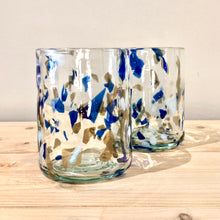 Cargar imagen en el visor de la galería, Vaso de agua / Manchas tricolor