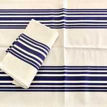 Cargar imagen en el visor de la galería, Mantel individual / Rayas azules