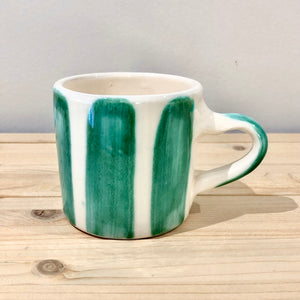 Taza mediana / Raya verde