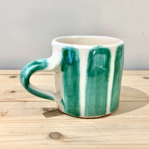 Taza mediana / Raya verde