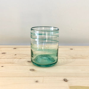 Vaso de agua / Espiral turquesa